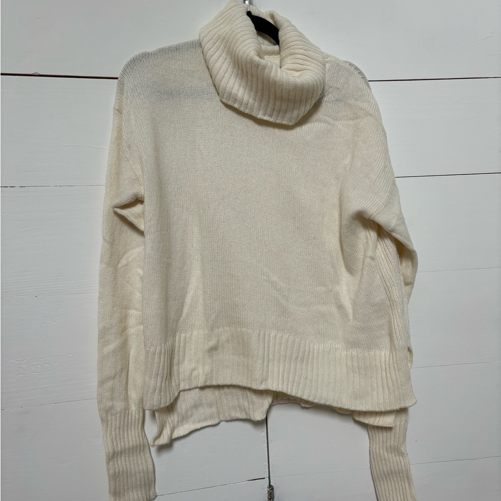 Anthropologie cream turtleneck